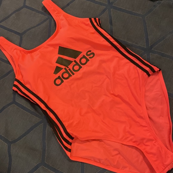 Hot pink Adidas one-piece swimsuit - Picture 2 of 6